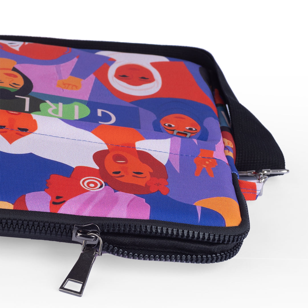 Girl Power 15.6 inch Laptop Sleeve - dotgallery