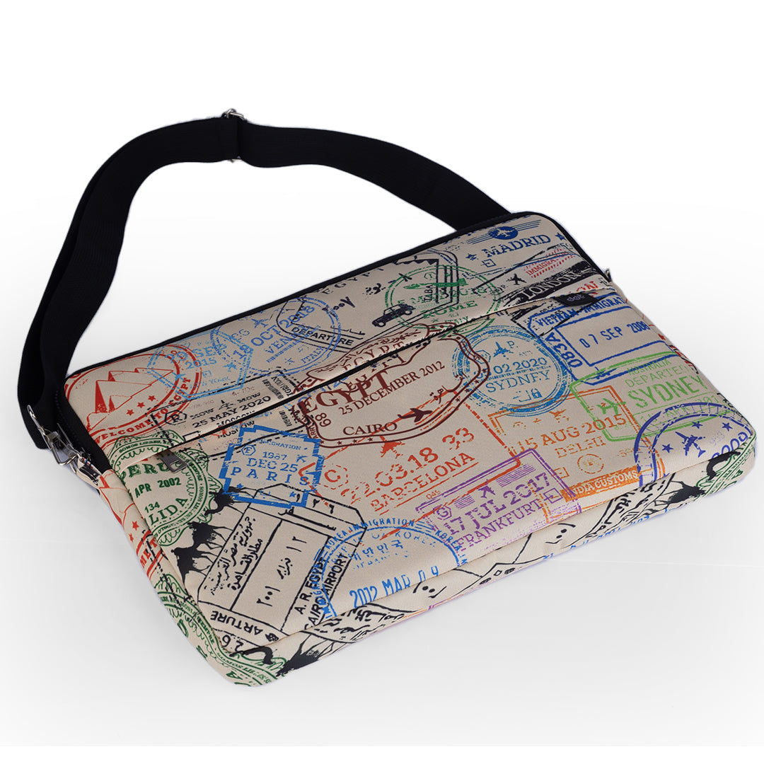 Stamps 15.6 inch Laptop Sleeve - dotgallery