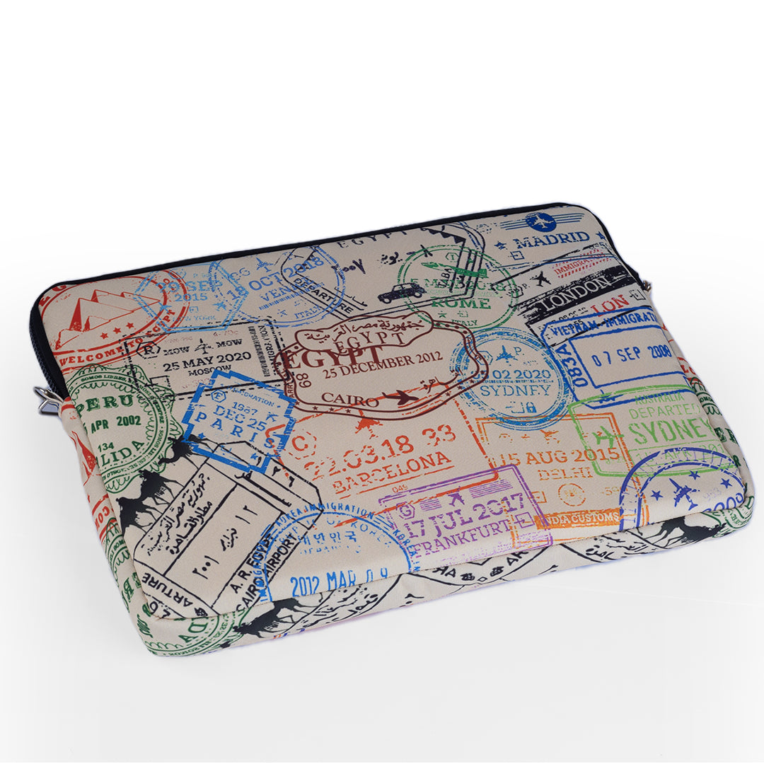 Stamps 15.6 inch Laptop Sleeve - dotgallery