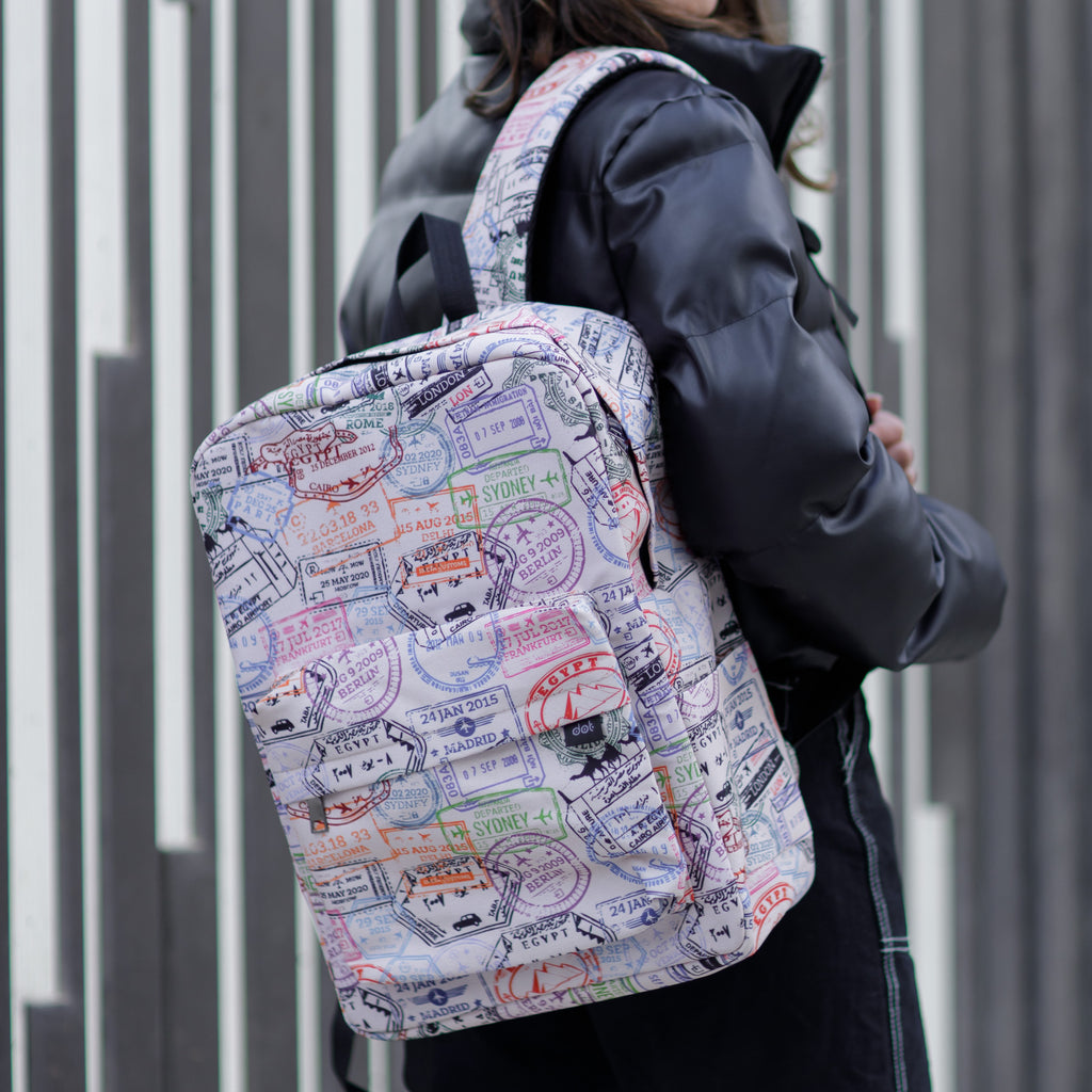 Stamps Backpack - dotgallery