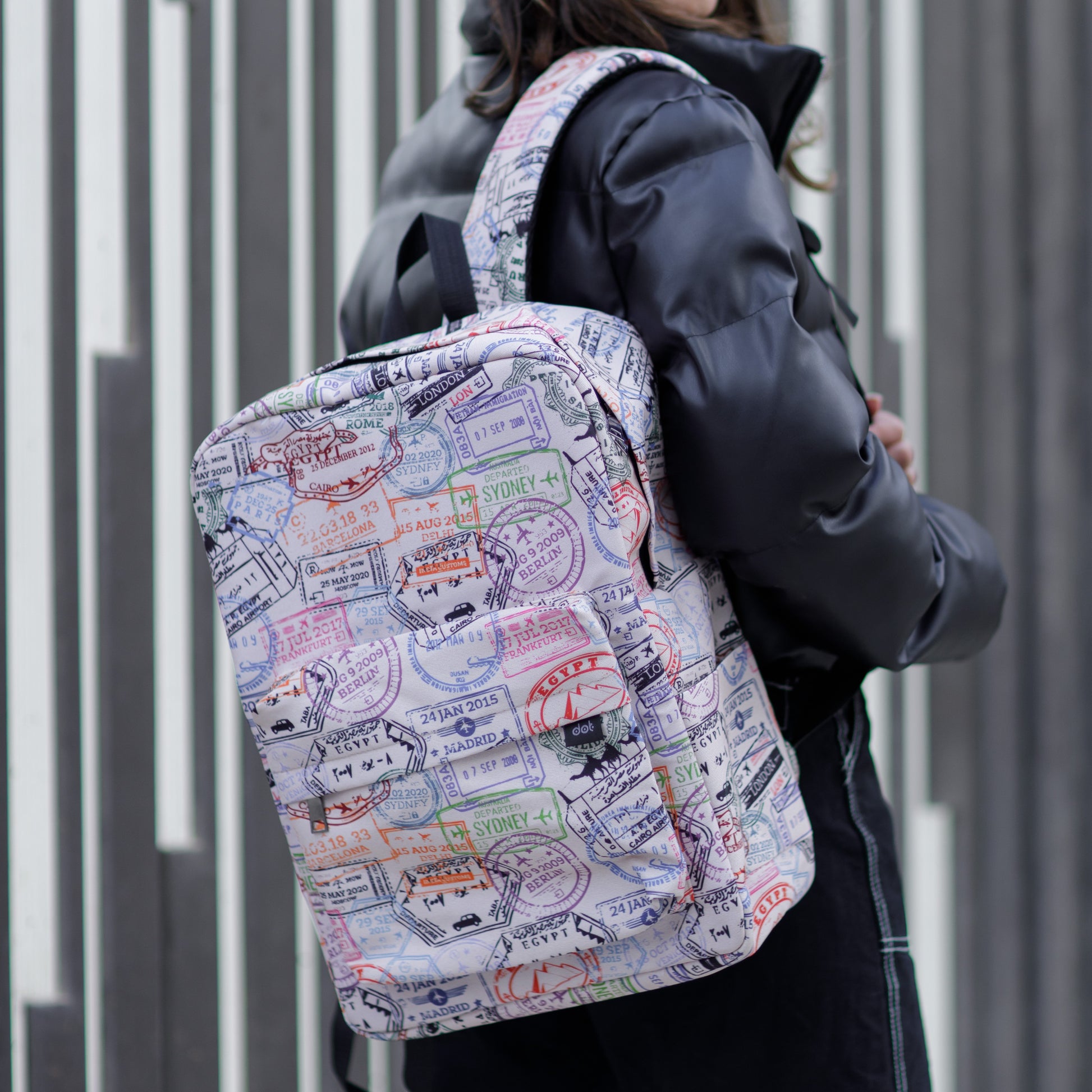 Stamps Backpack - dotgallery
