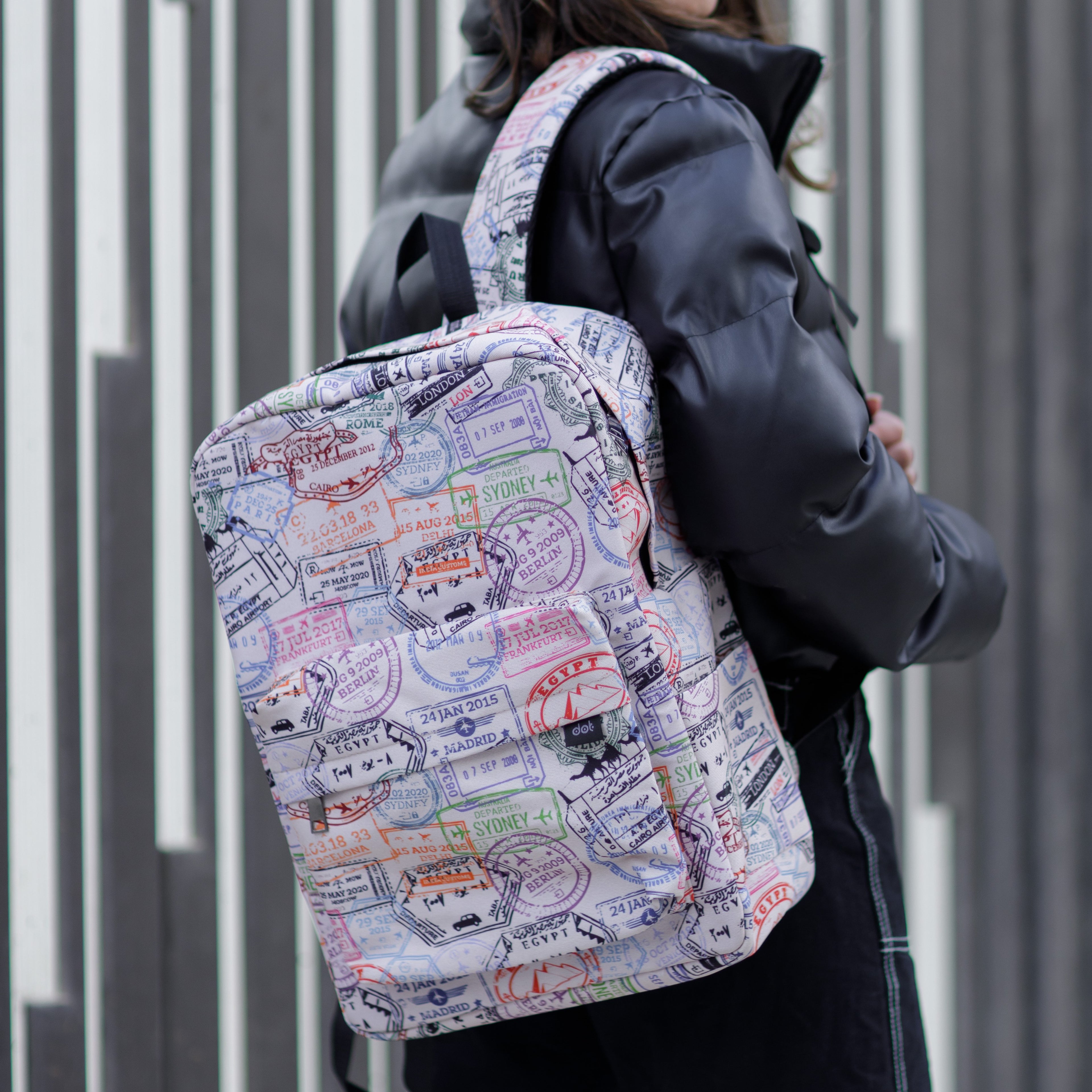 Stamps Backpack - dotgallery