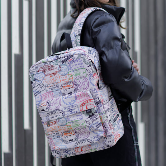 Stamps Backpack - dotgallery