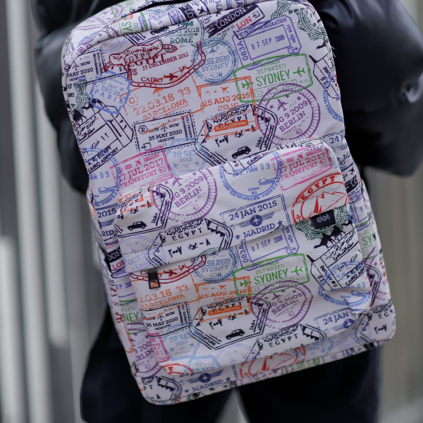 Stamps Backpack - dotgallery