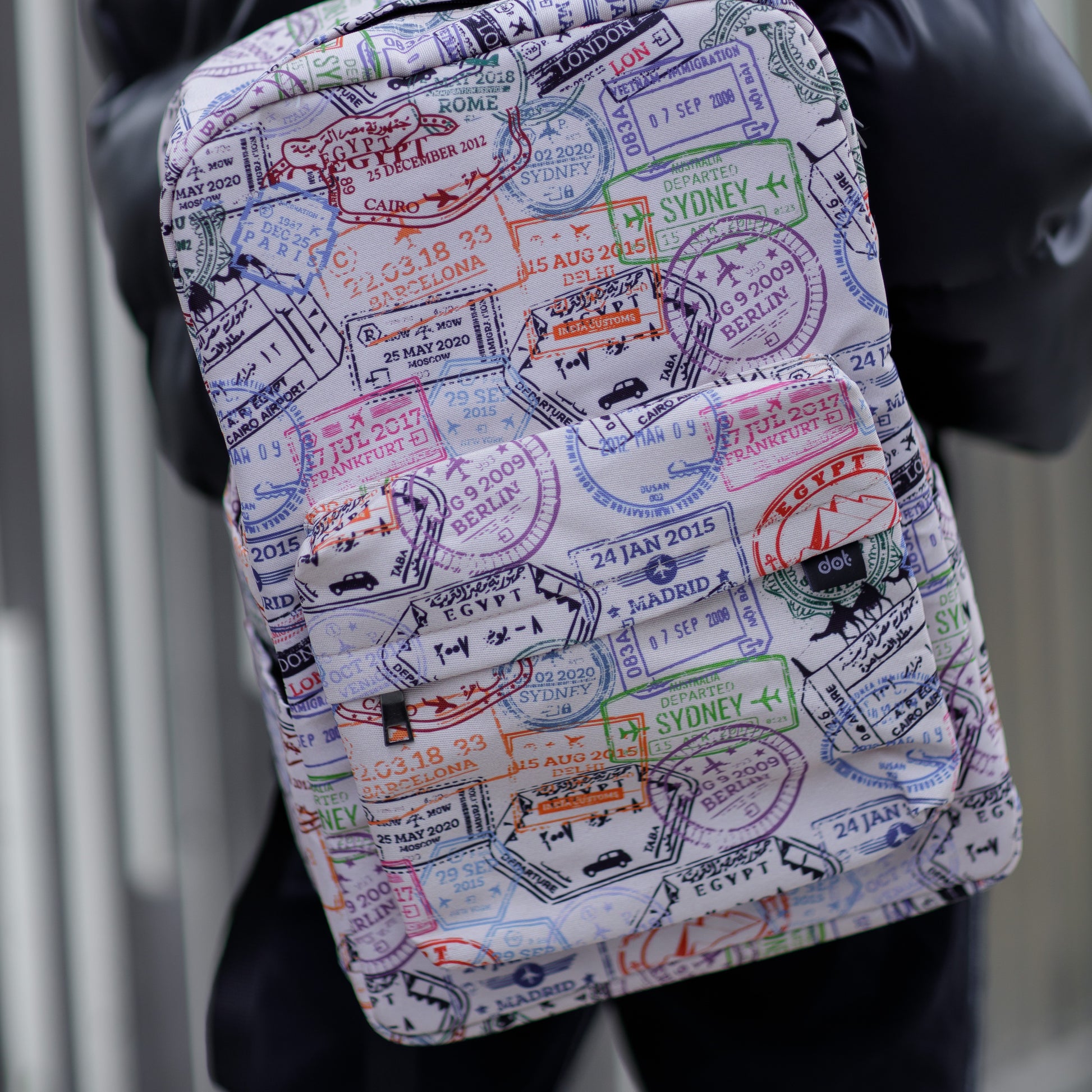 Stamps Backpack - dotgallery