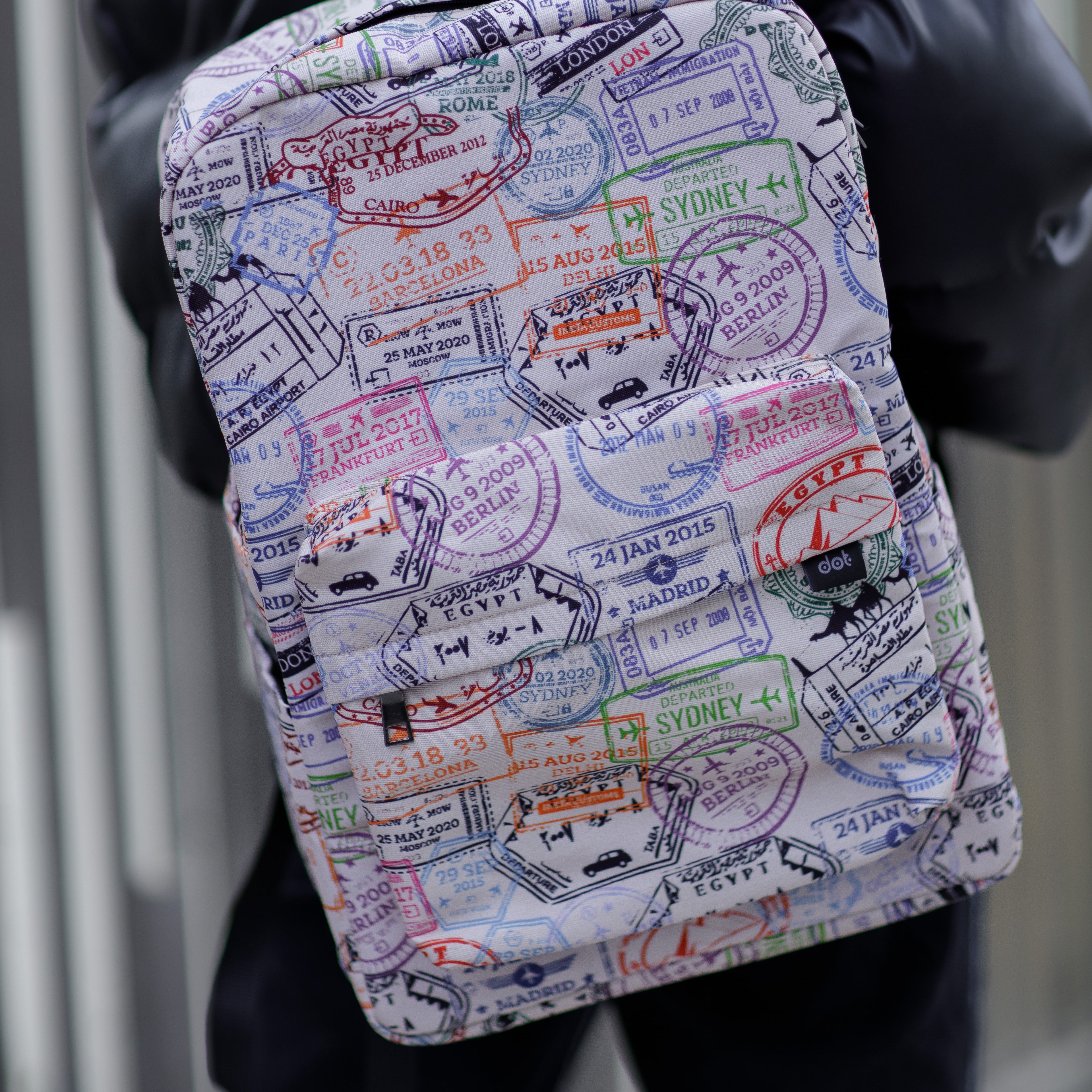 Stamps Backpack - dotgallery