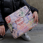 Stamps Laptop Sleeve - dotgallery