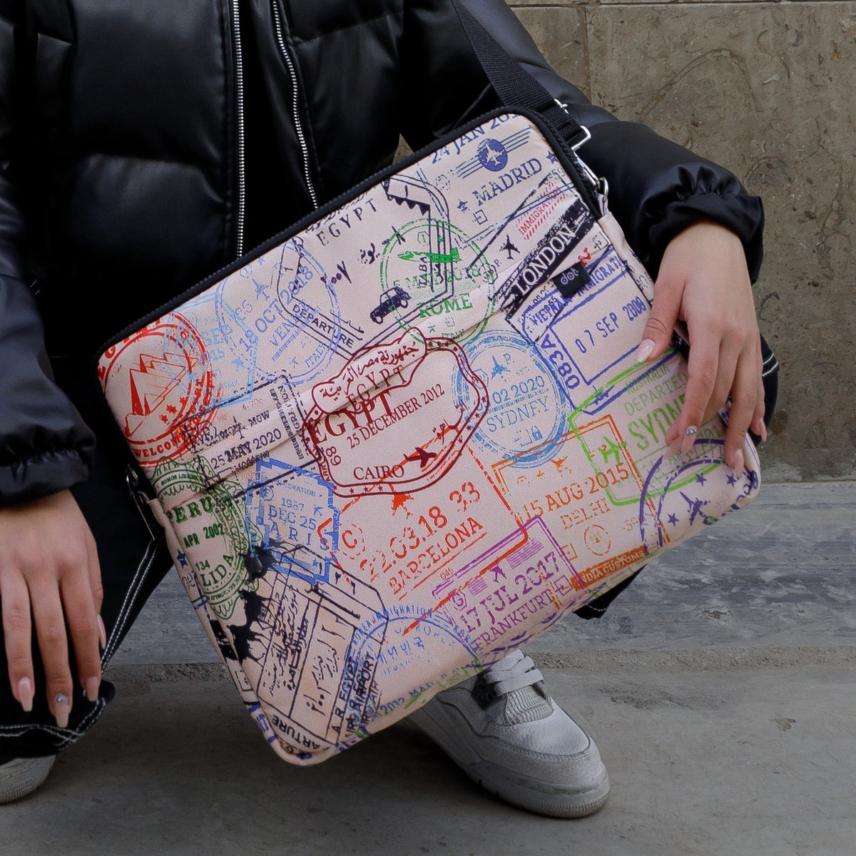 Stamps Laptop Sleeve - dotgallery