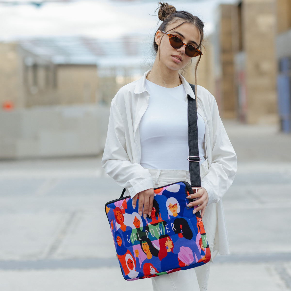 Girl Power Laptop Sleeve - dotgallery
