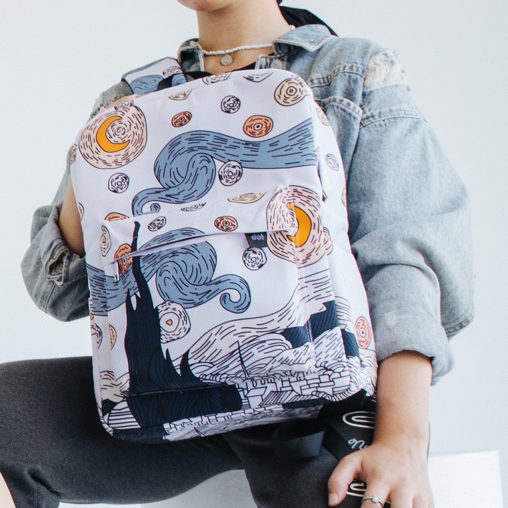 Starry Night Backpack - dotgallery
