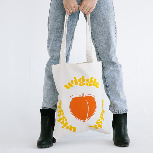 Wiggle Wiggle Tote Bag - dotgallery