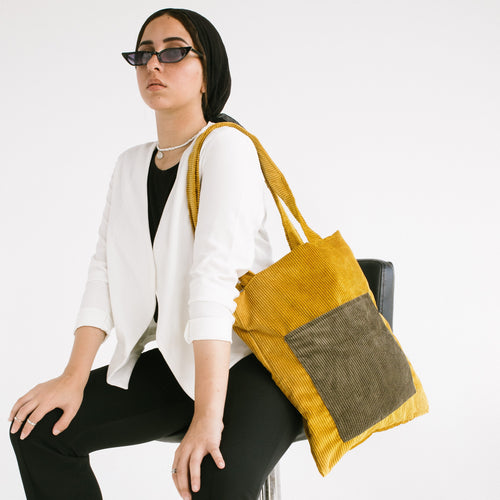 Basic Yellow Tote Bag - dotgallery