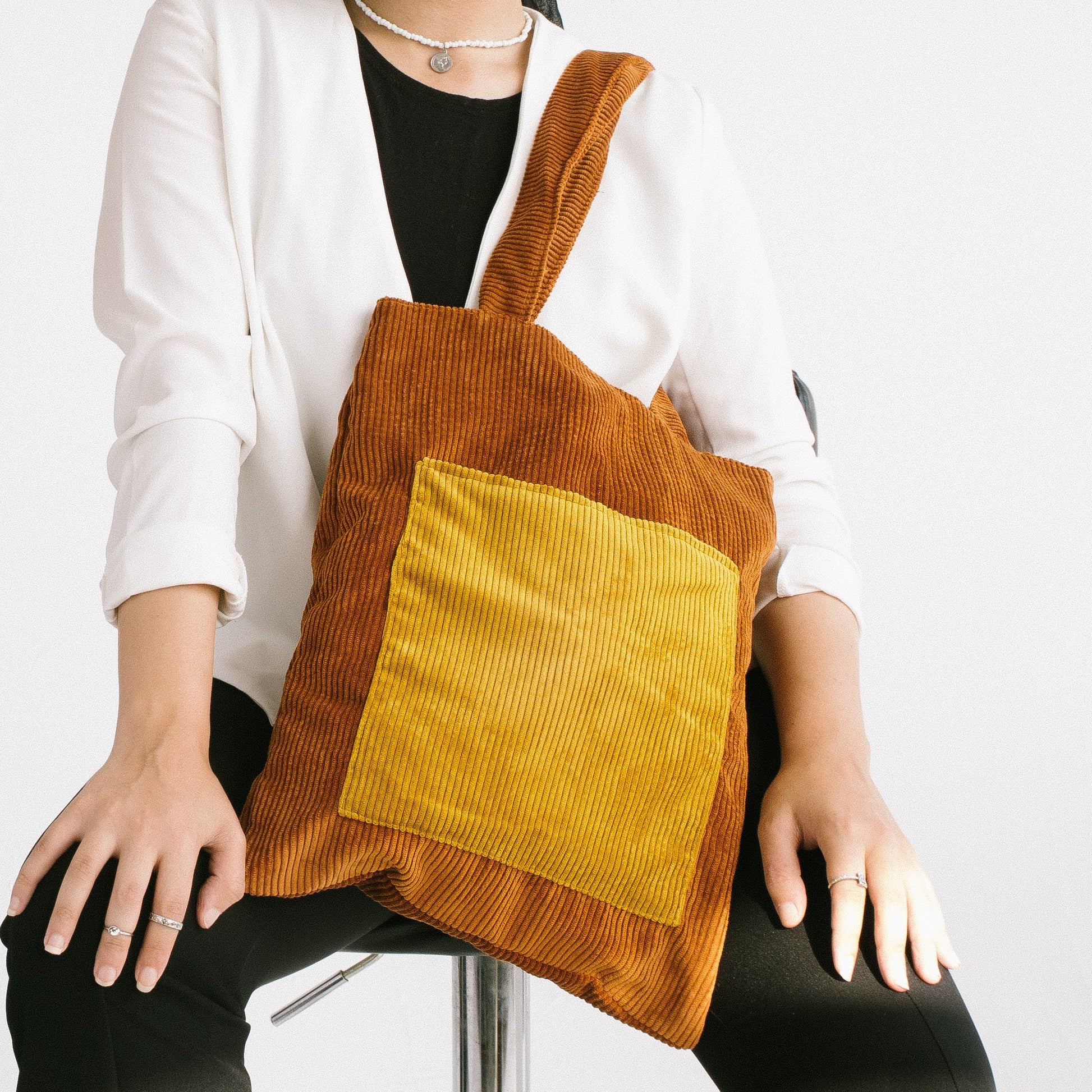 Basic Orange Tote Bag - dotgallery