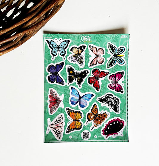Butterfly sticker